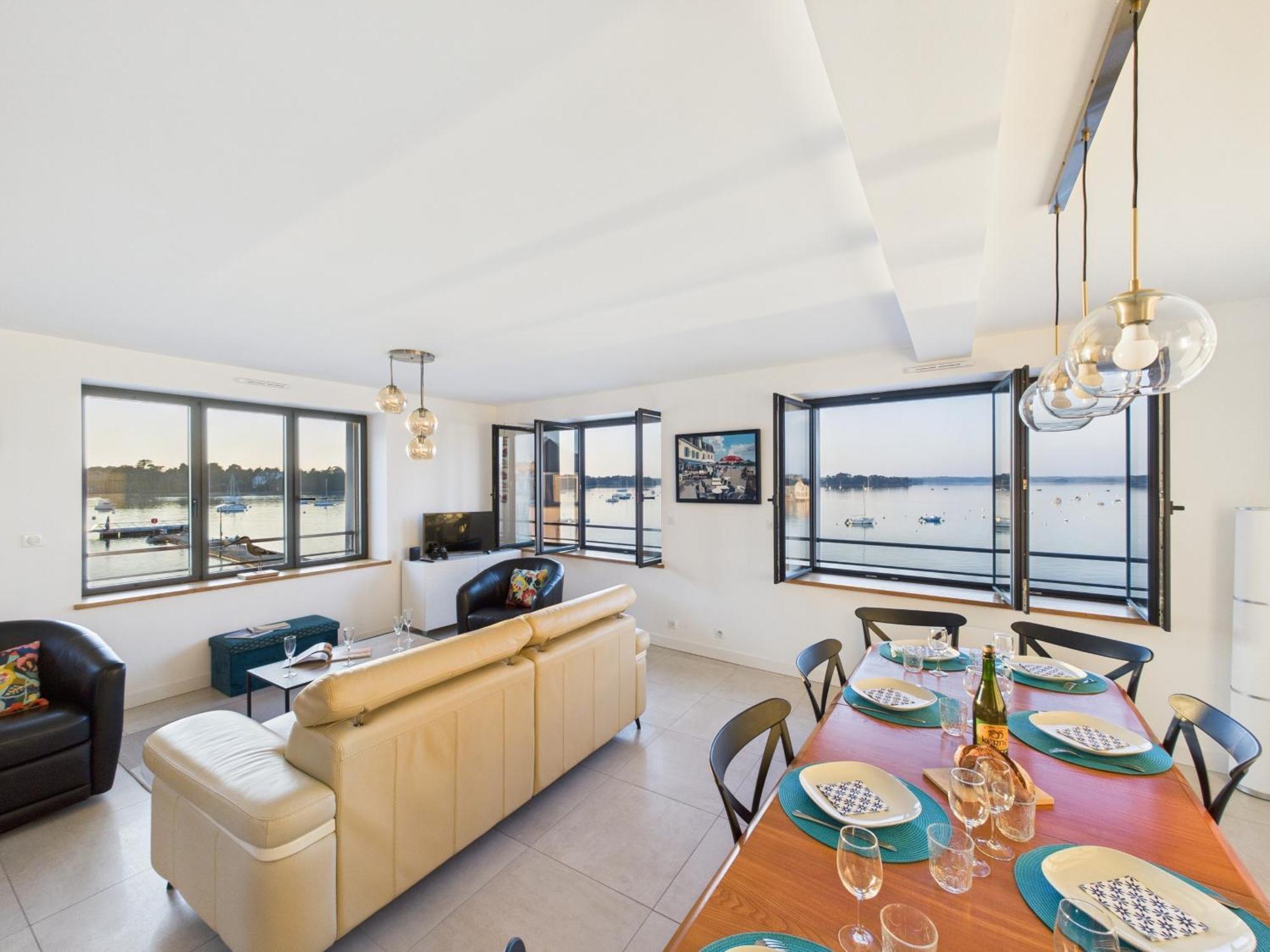 Appartement Vue Sur La Mer A L'Ile Tudy ! Bagian luar foto